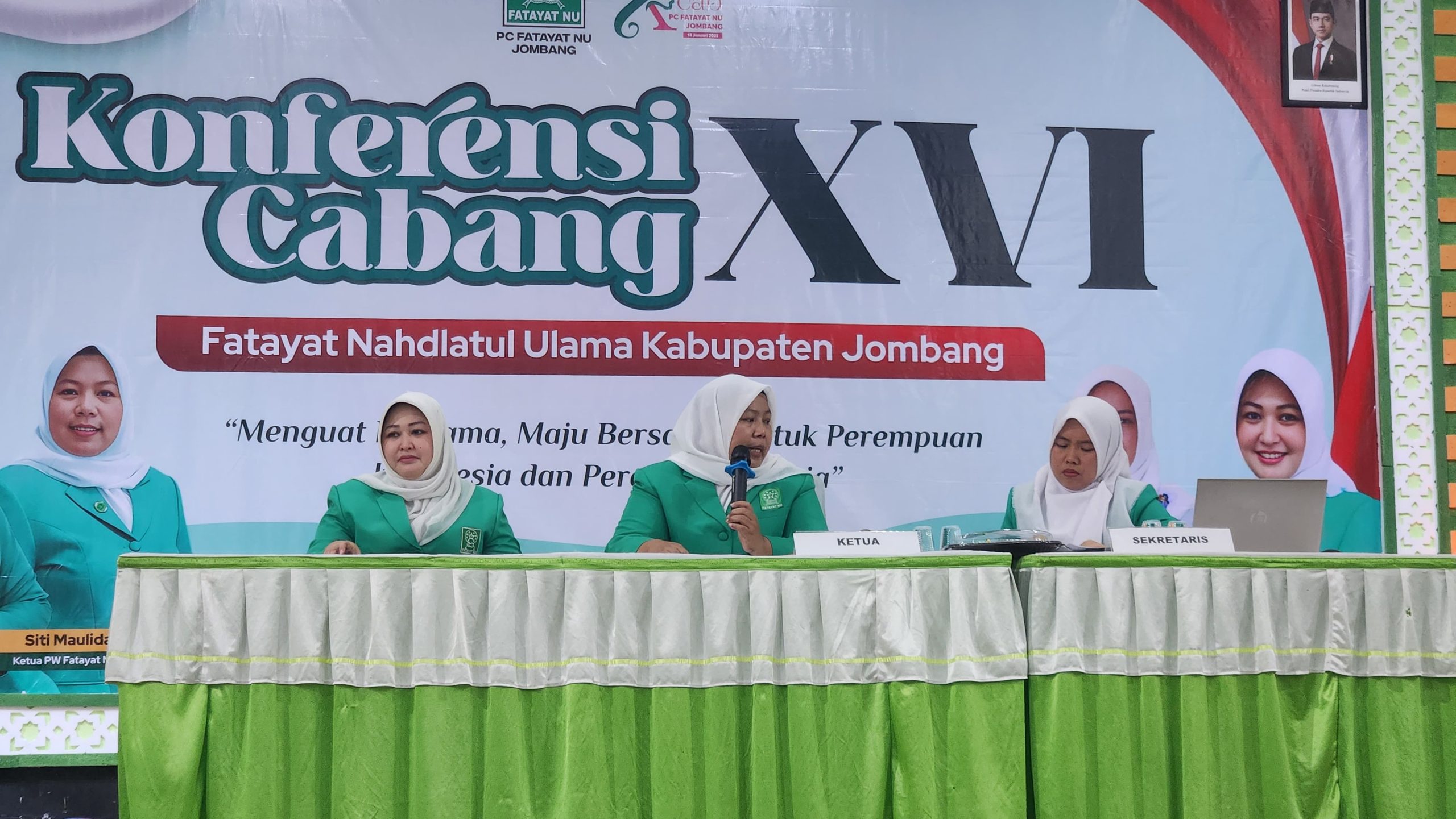 Ning Eli Terpilih Kembali Secara Aklamasi sebagai Ketua Fatayat NU Kabupaten Jombang 2025-2030