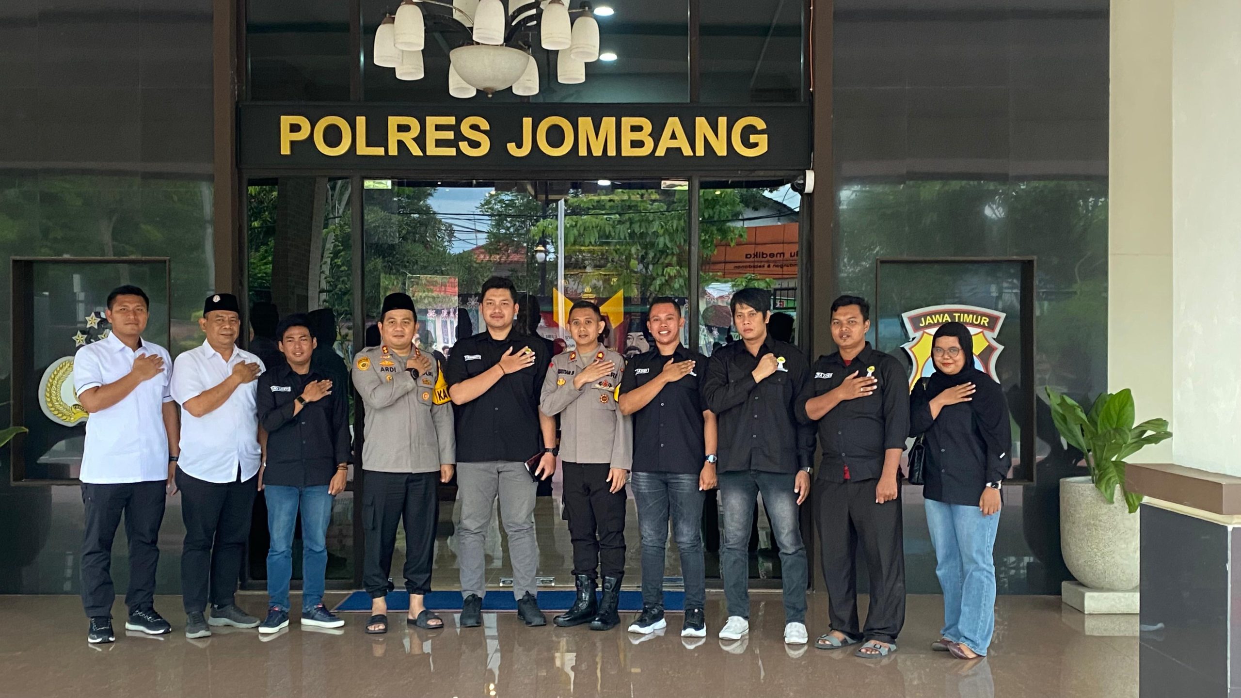 BPC HIPMI Jombang Jalin Sinergi Bersama Polres Jombang