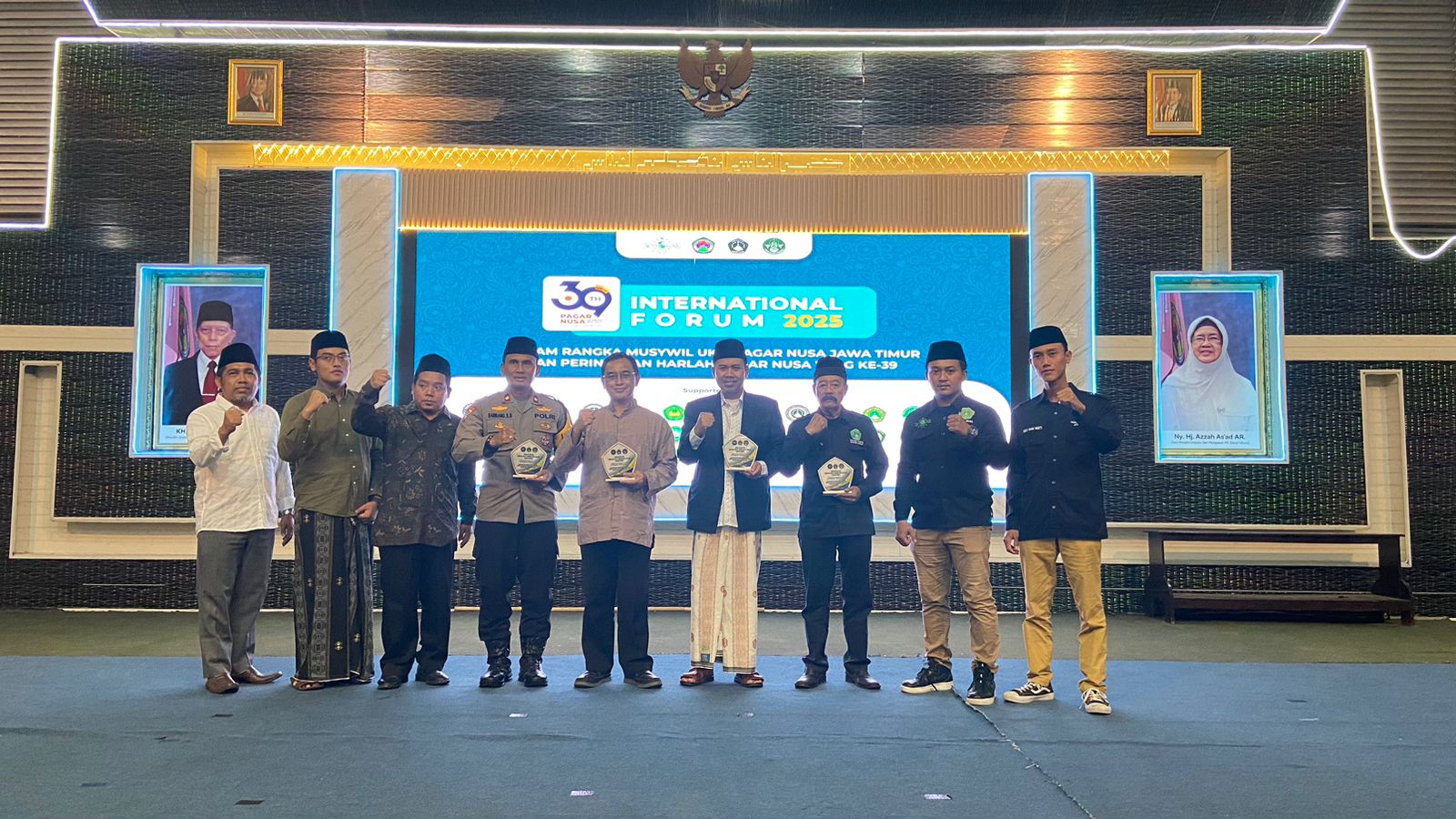 Rektor Unipdu Jombang Hadiri Pembukaan Internasional Forum dalam Musywil ke-IV UKM Pagar Nusa Jawa Timur