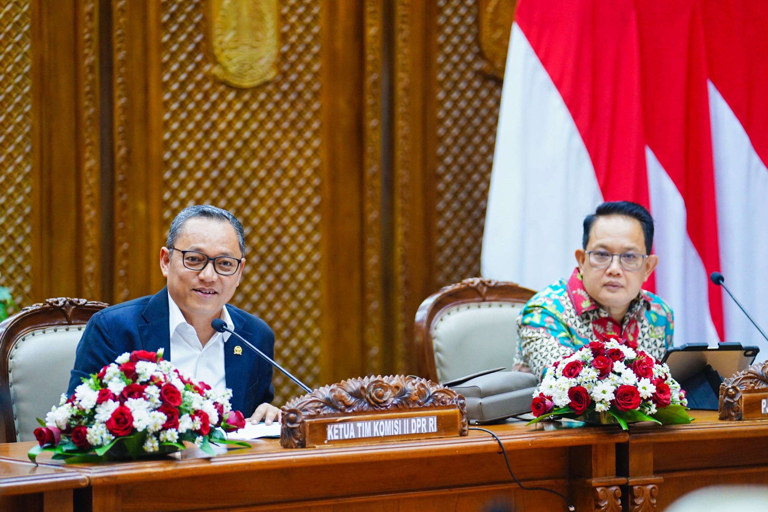 Terima Komisi II DPR RI, Pj. Gubernur Adhy Pastikan Jatim Taati Aturan Terkait Penataan PPPK dan Non ASN