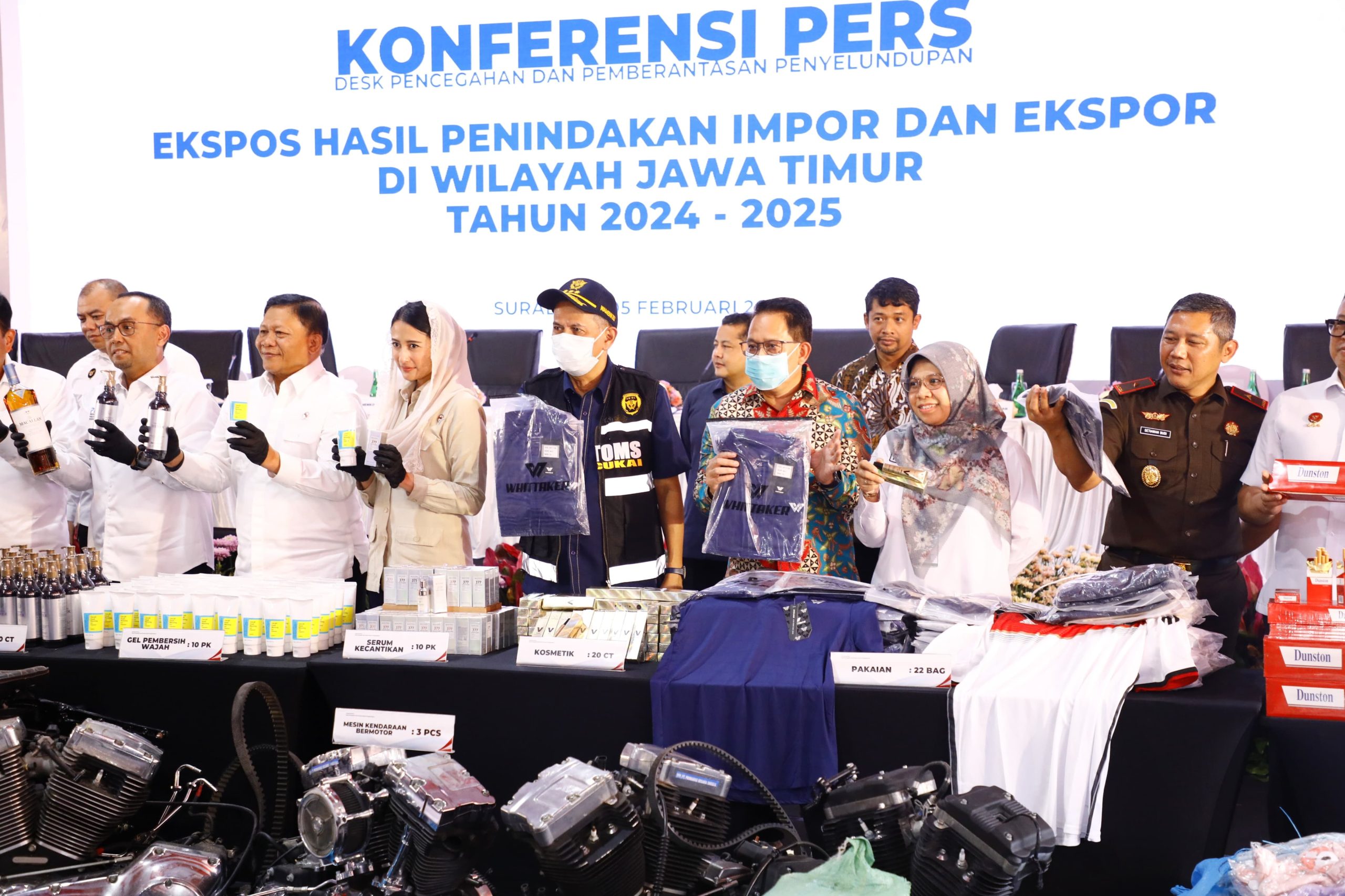 Pj. Gubernur Adhy Berkomitmen Penuh Dukung Pencegahan dan Pemberantasan Penyelundupan di Jatim