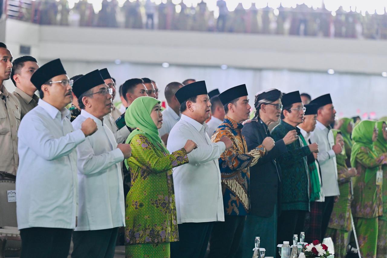 Buka Kongres Ke-XVIII Muslimat NU, Presiden Prabowo Apresiasi Dedikasi Muslimat NU