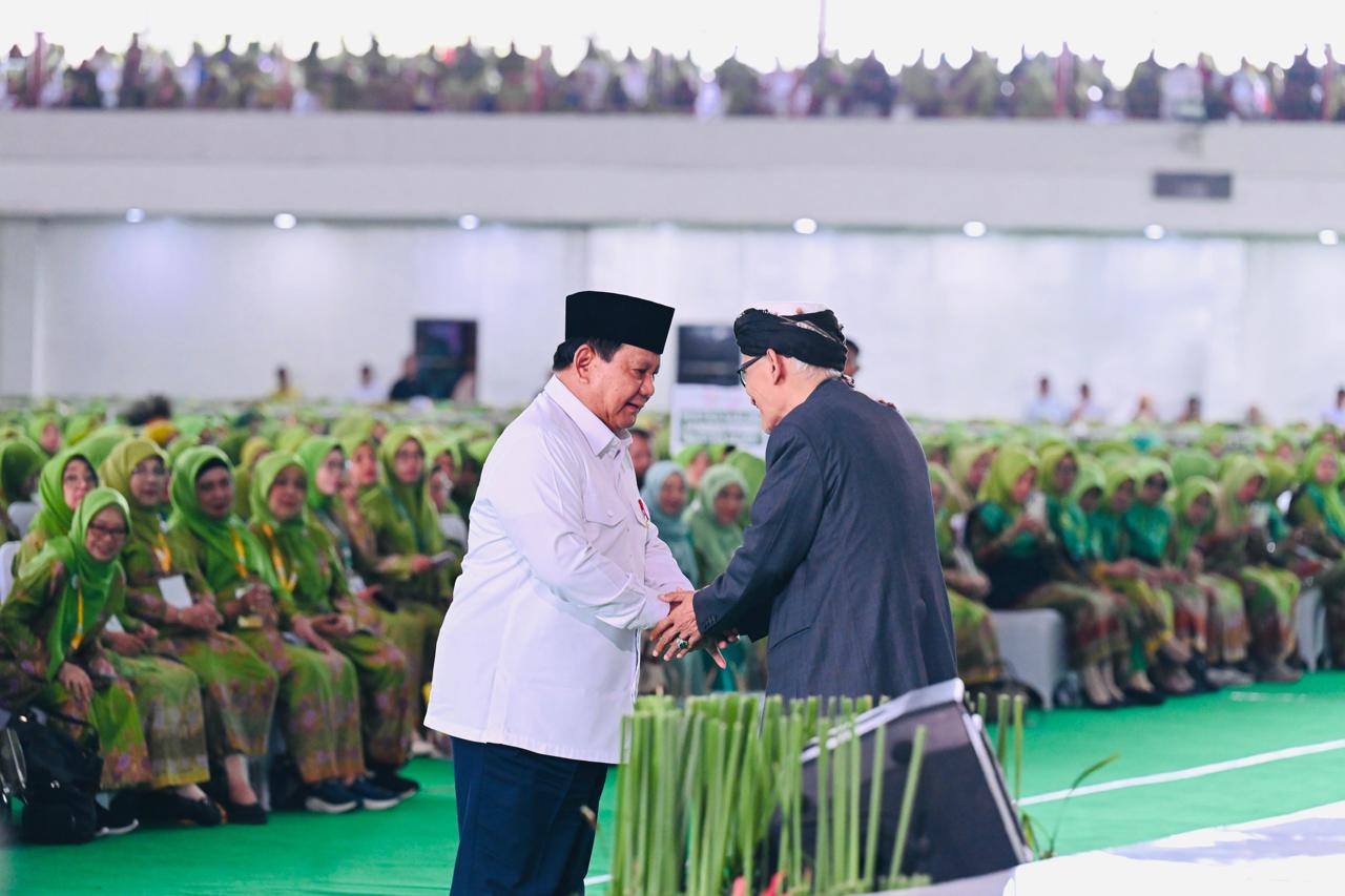 Buka Kongres Ke-XVIII Muslimat NU, Presiden Prabowo Apresiasi Dedikasi Muslimat NU