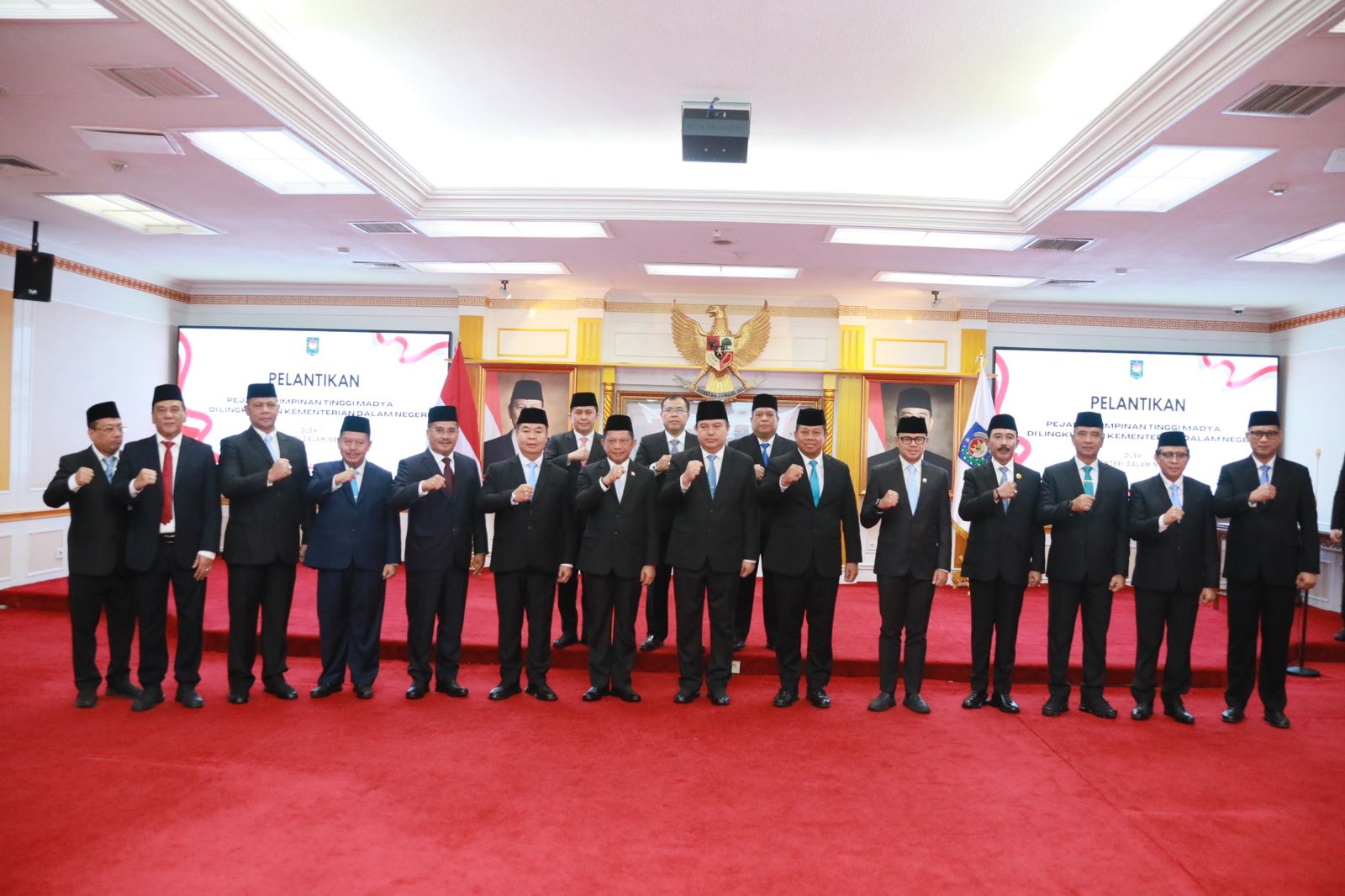 Mendagri Lantik Sekretaris Jenderal dan Inspektur Jenderal Kemendagri