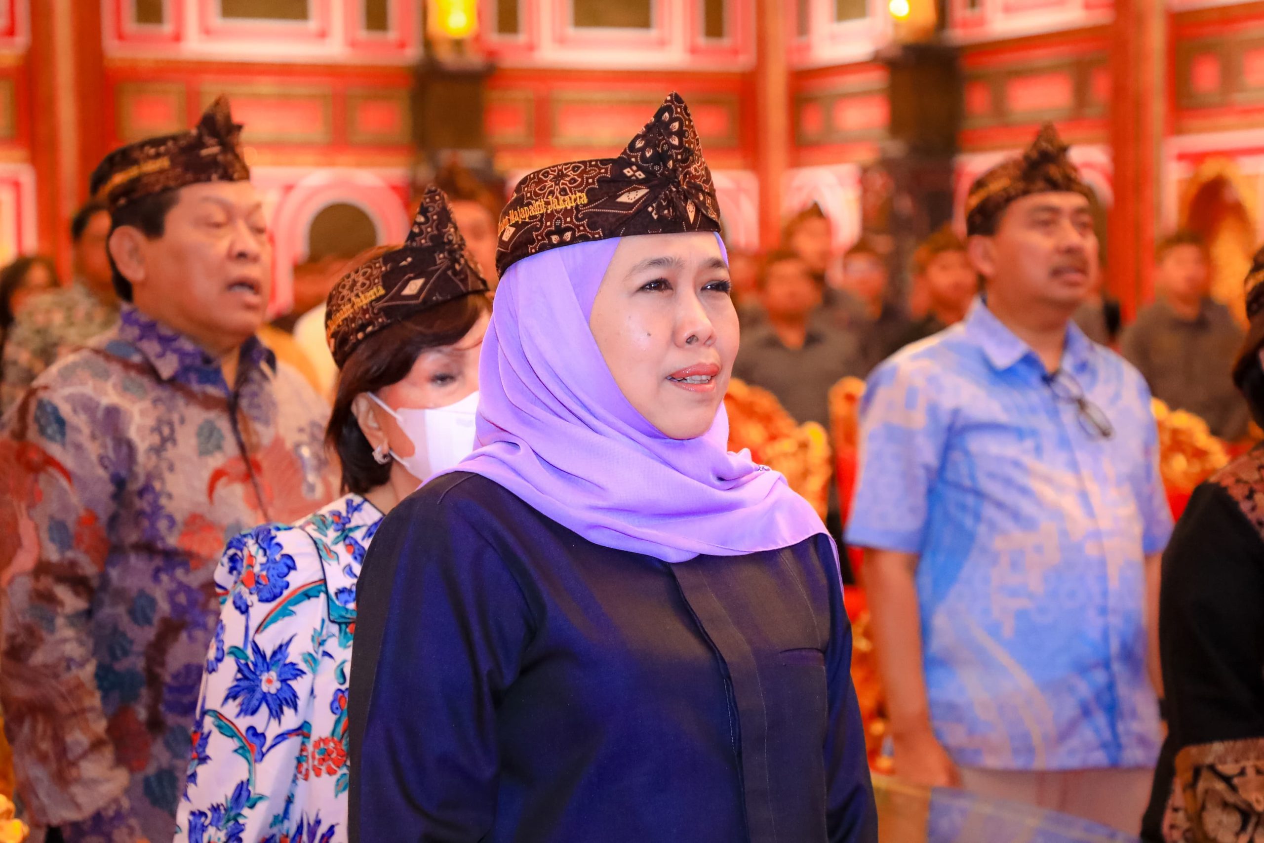 Kunjungi Kraton Majapahit Jakarta, Khofifah Sebut Gagasan Luar Biasa Bangkitkan Semangat Wujudkan Gerbang Baru Nusantara