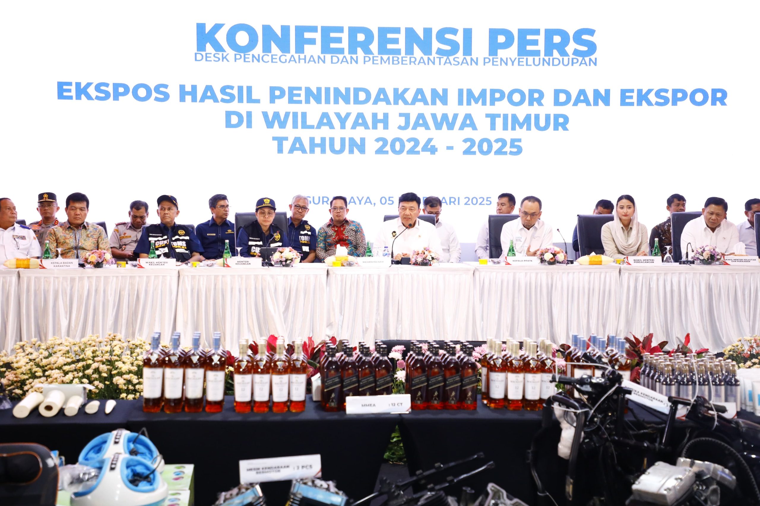 Pj. Gubernur Adhy Berkomitmen Penuh Dukung Pencegahan dan Pemberantasan Penyelundupan di Jatim