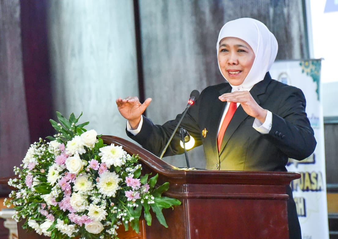 Hadiri Sertijab Bupati dan Wakil Bupati Probolinggo, Gubernur Khofifah Pesankan Keberseiringan Program SAE dengan Nawa Bhakti Satya dan Asta Cita 