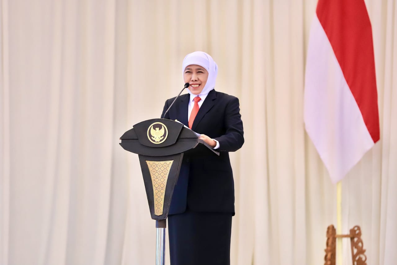 Hadiri Sertjab Wali Kota dan Wakil Wali Kota Probolinggo, Gubernur Khofifah Ajak Terapkan Innovative Financing Melalui Berbagai Potensi Lokal