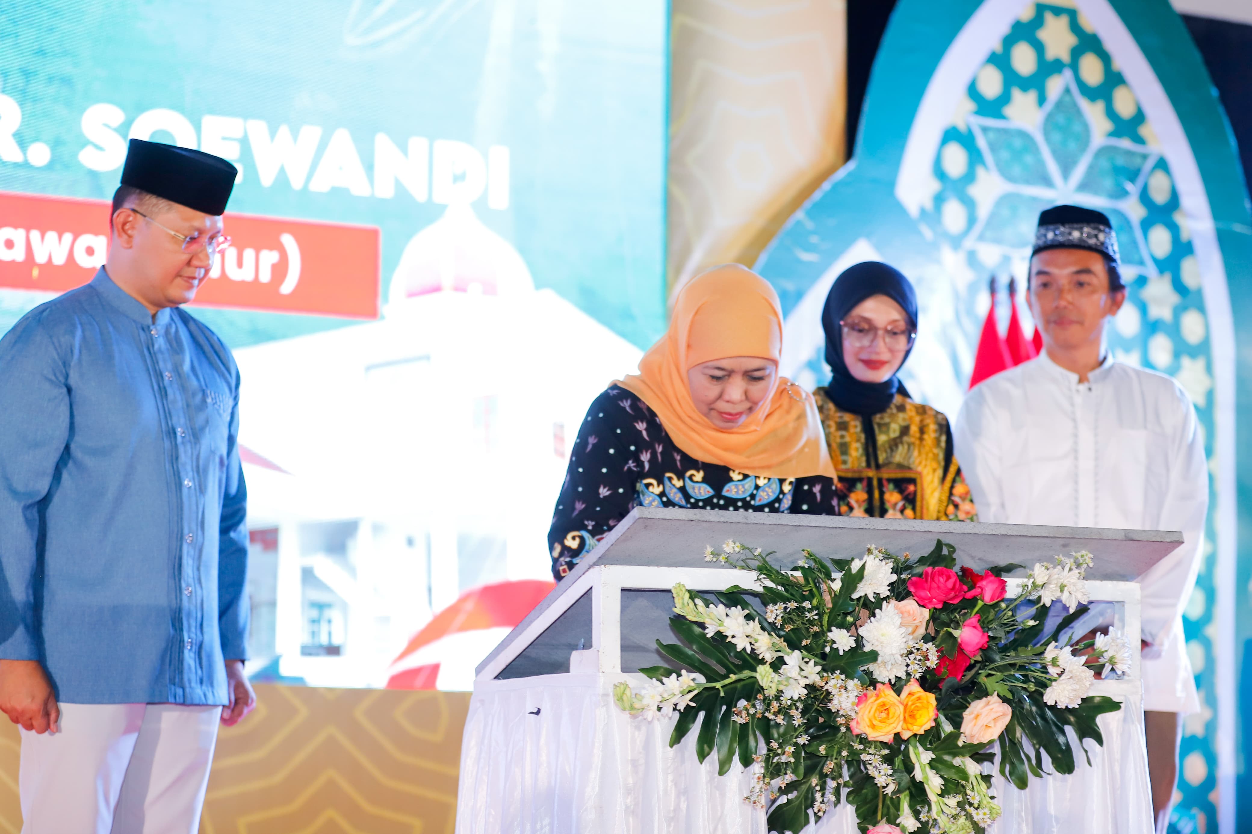 Perkuat Fungsi Strategis Masjid dan Auditorium, Gubernur Khofifah Dorong Inovasi Berkelanjutan di SMAN 5 Taruna Brawijaya