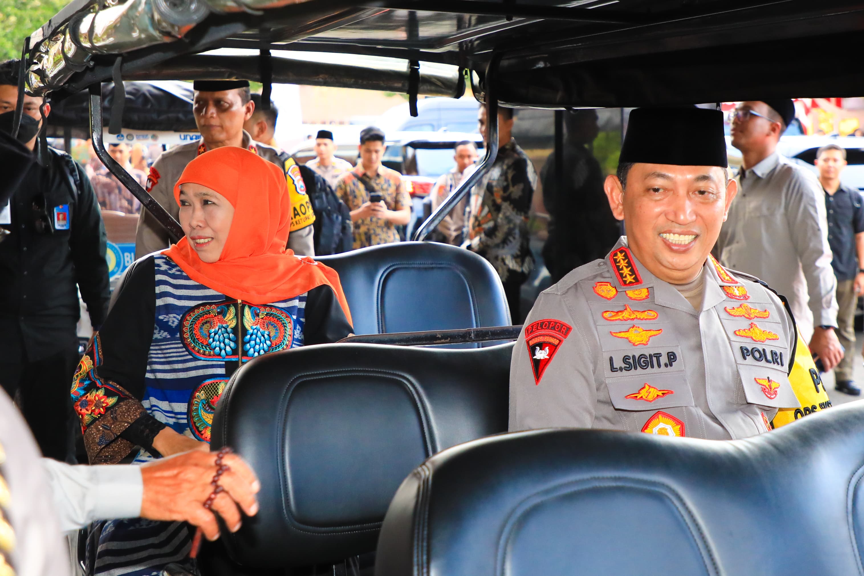 Safari Ramadhan Bersama Kapolri  dan Ulama Serta Elemen Masyarakat Jatim, Gubernur Khofifah Sebut Hal Ini  Wujud Sinergitas Menjaga Stabilitas Nasional di Jatim