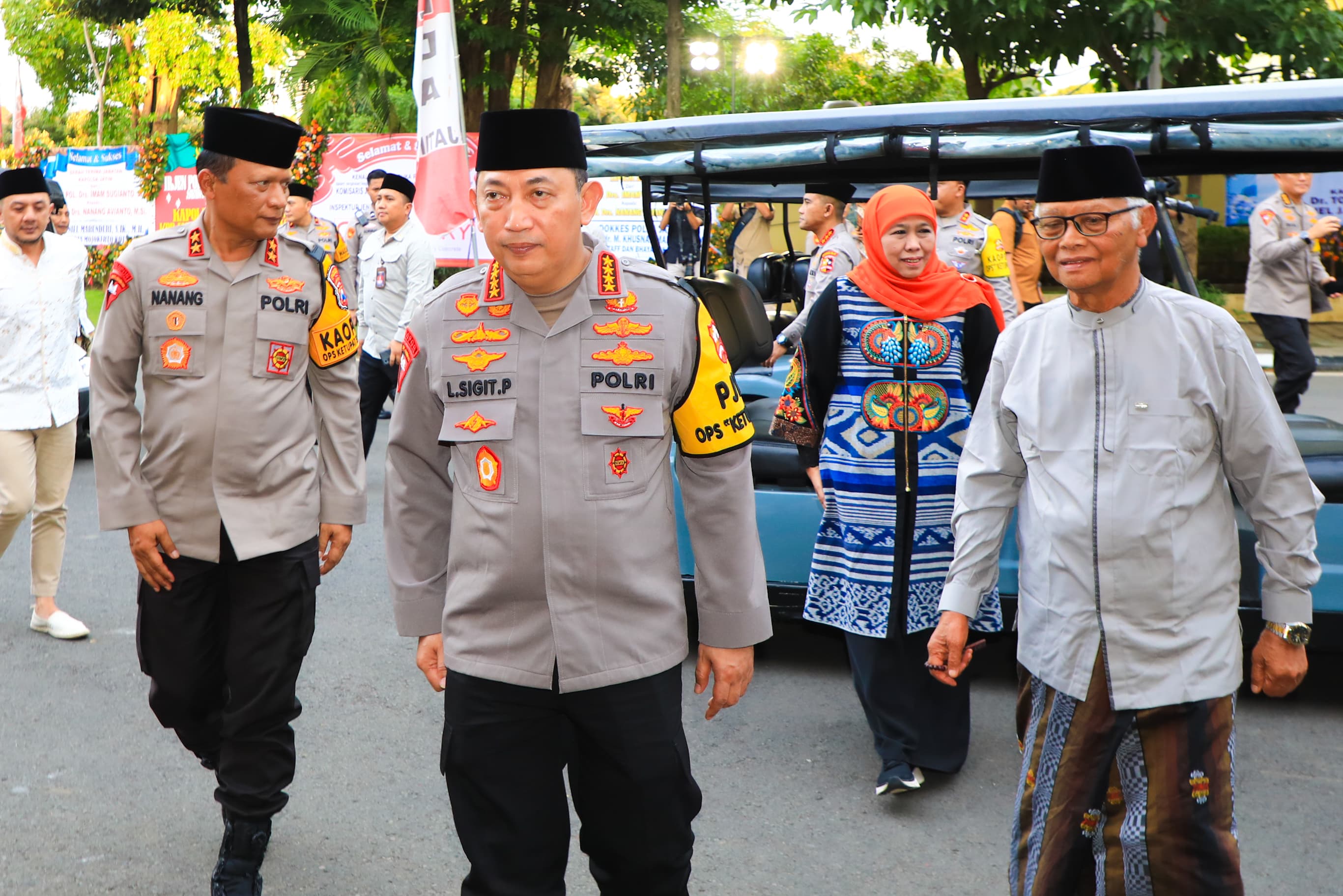Safari Ramadhan Bersama Kapolri  dan Ulama Serta Elemen Masyarakat Jatim, Gubernur Khofifah Sebut Hal Ini  Wujud Sinergitas Menjaga Stabilitas Nasional di Jatim