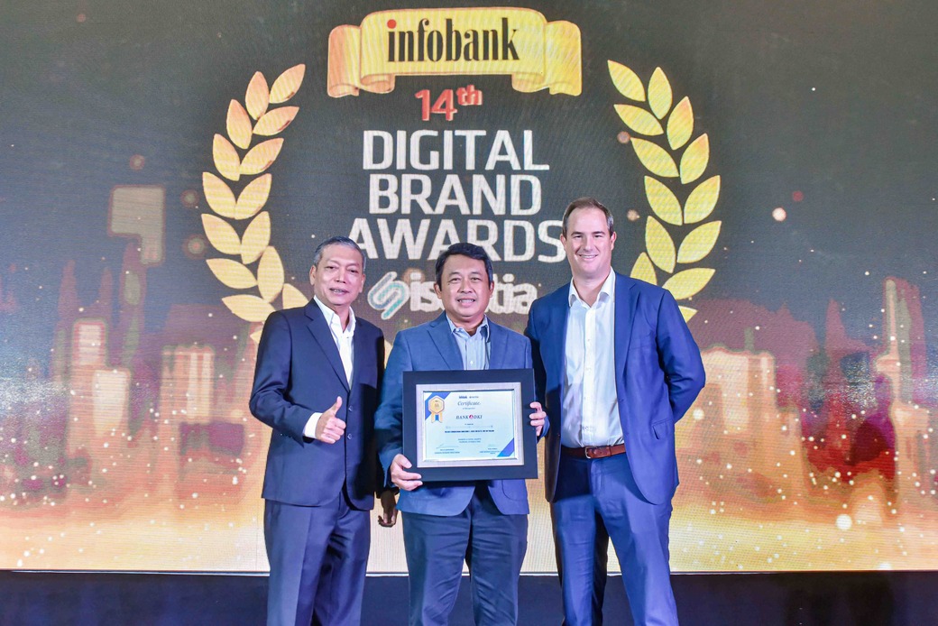 Dukung Transaksi Non Tunai, Bank DKI Raih Penghargaan Digital Brand