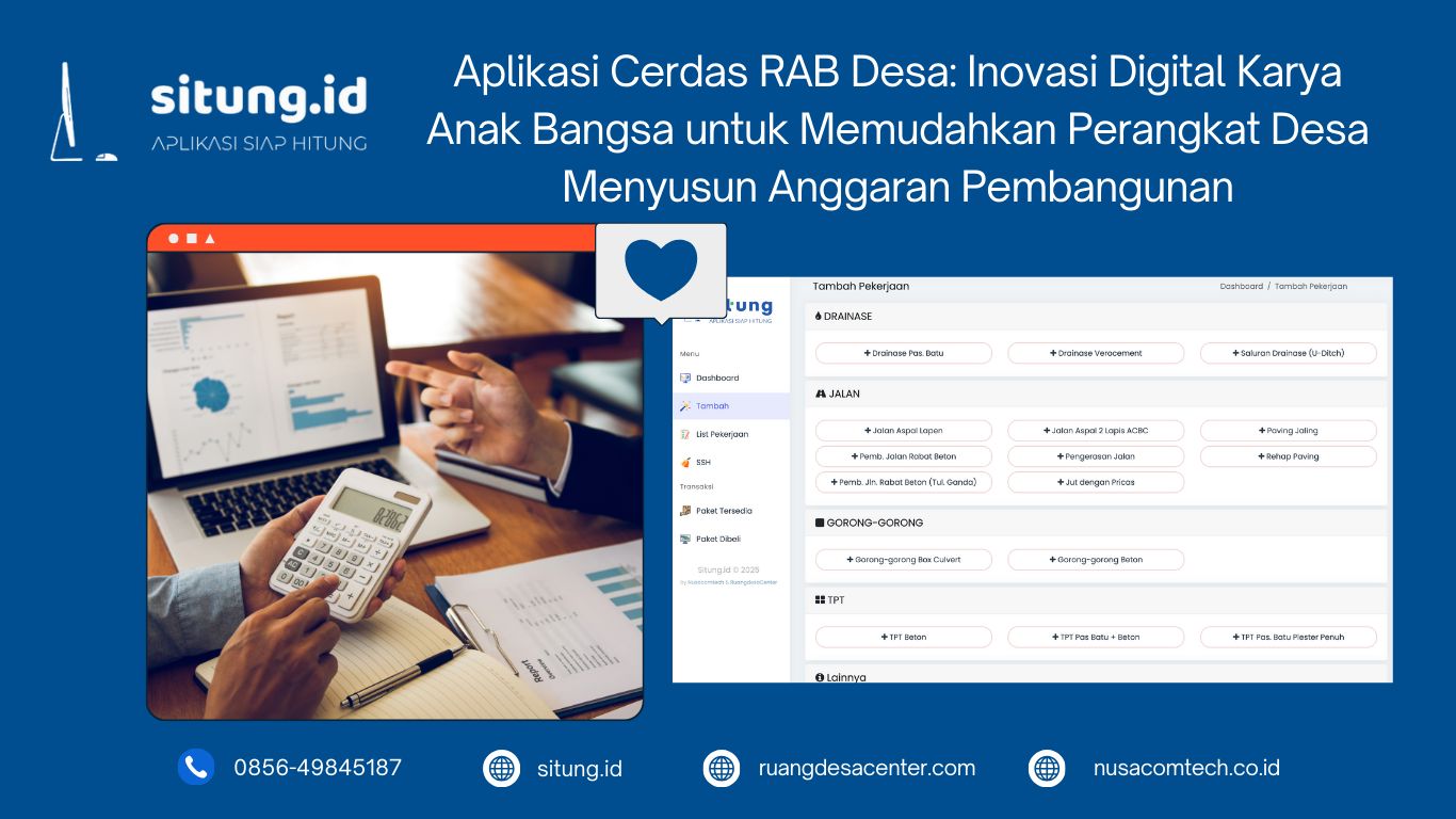 Aplikasi Cerdas RAB Desa: Inovasi Digital Karya Anak Bangsa untuk Memudahkan Perangkat Desa Menyusun Anggaran Pembangunan
