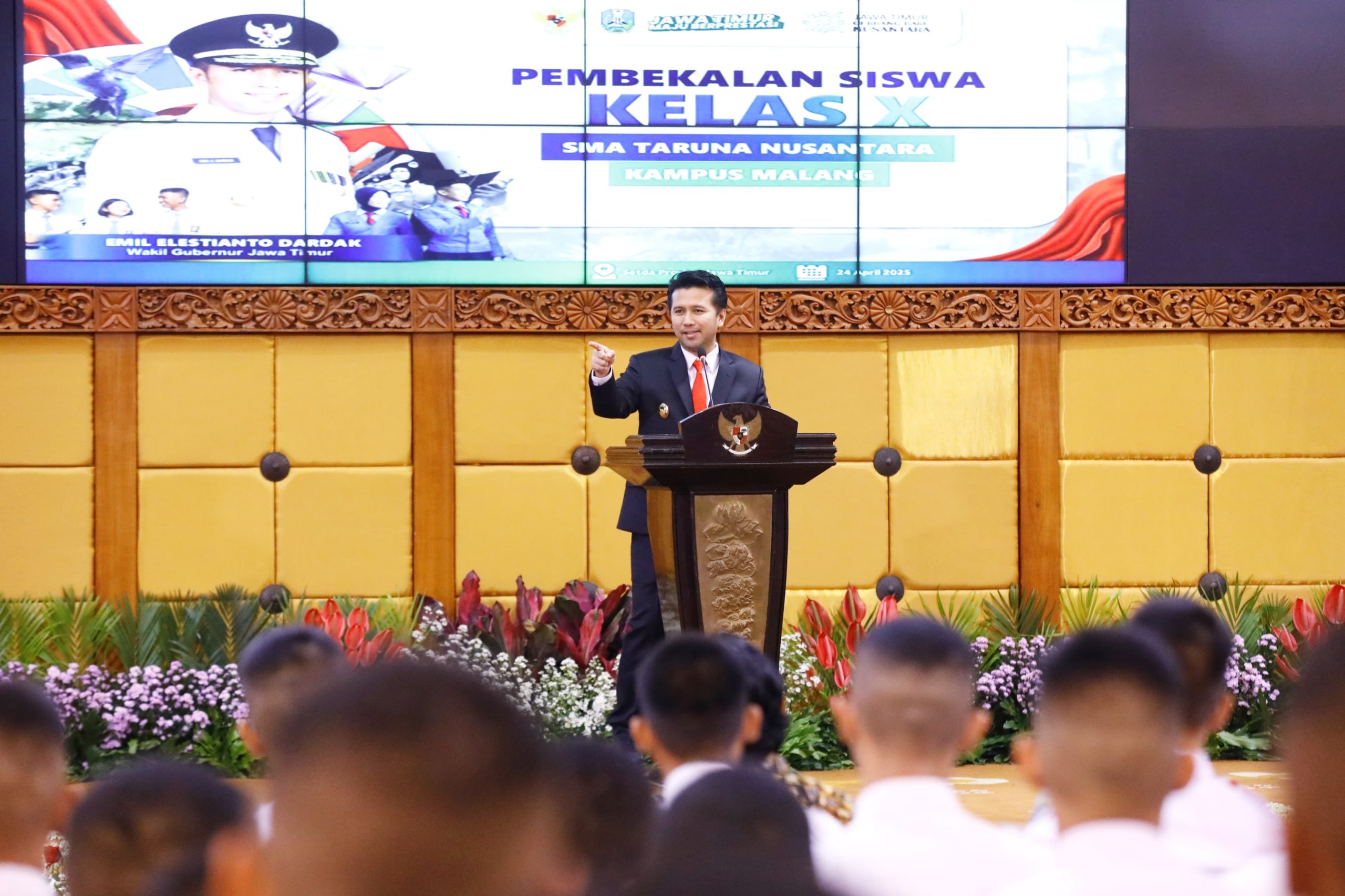 Wagub Emil Ajak Siswa Taruna Nusantara Tanamkan Jiwa Keberanian dan Budi Pekerti