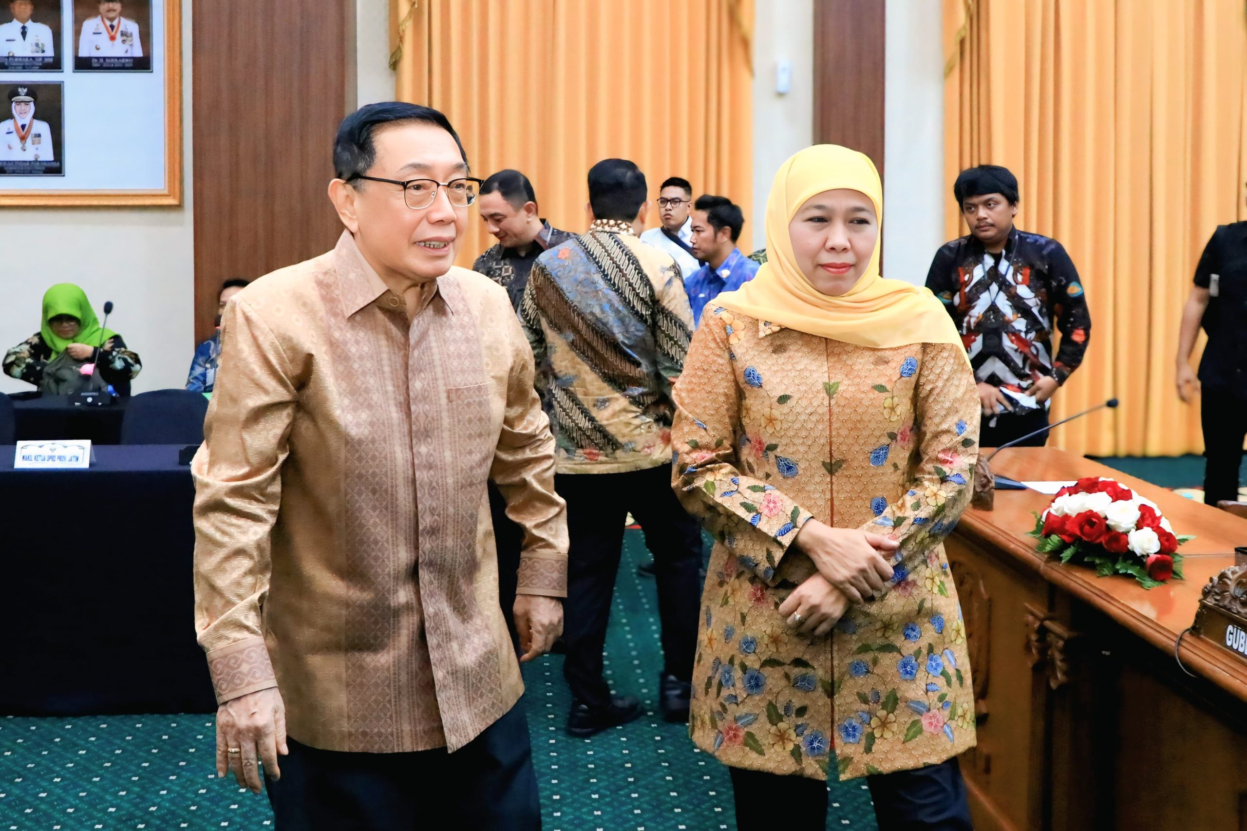 Gubernur Khofifah Ajak Apindo Jatim Siapkan Langkah Intervensi Jaga Produktivitas Ekspor Hindari PHK Untuk Menyikapi Kebijakan Presiden Amerika