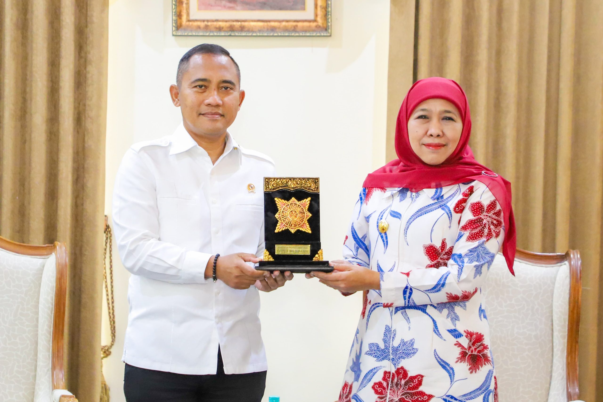 Gubernur Khofifah Komitmen Bangun Moderasi Beragama Diajarkan  Sejak Dini, Jaga Sinergi Dengan BNPT RI