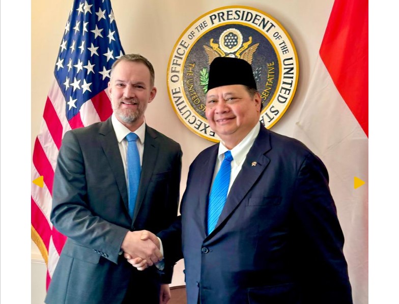 Menko Airlangga Diterima Langsung US Trade Representative (USTR), Sepakat Segera Bahas Bersama Selesaikan Negosiasi Tarif