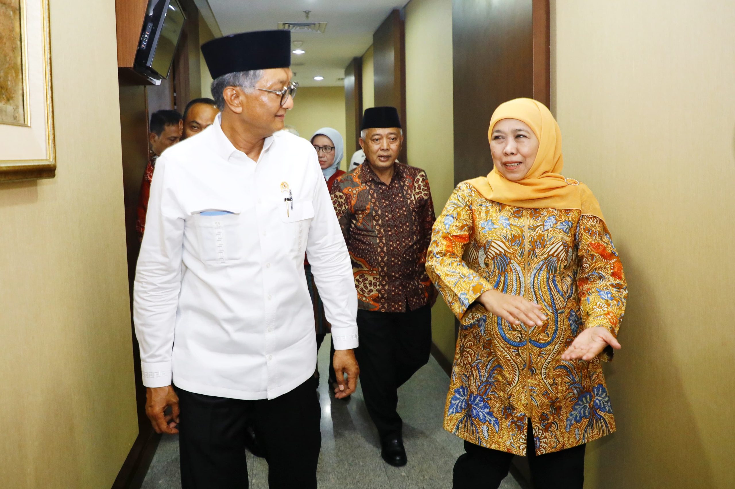 Gubernur Khofifah dan Menteri PU Dody Sepakat Perkuat Infrastruktur Irigasi Wujudkan Kedaulatan Pangan di Jatim