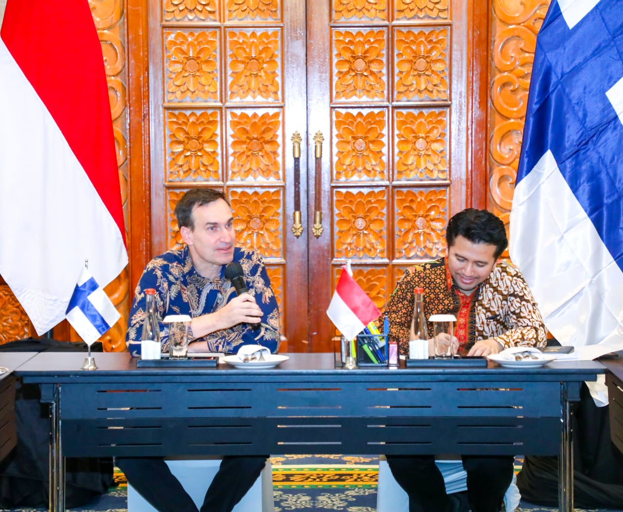 Terima Kunjungan Dubes Finlandia, Wagub Emil Tawarkan Peluang Investasi Pengembangan KEK JIIPE Gresik