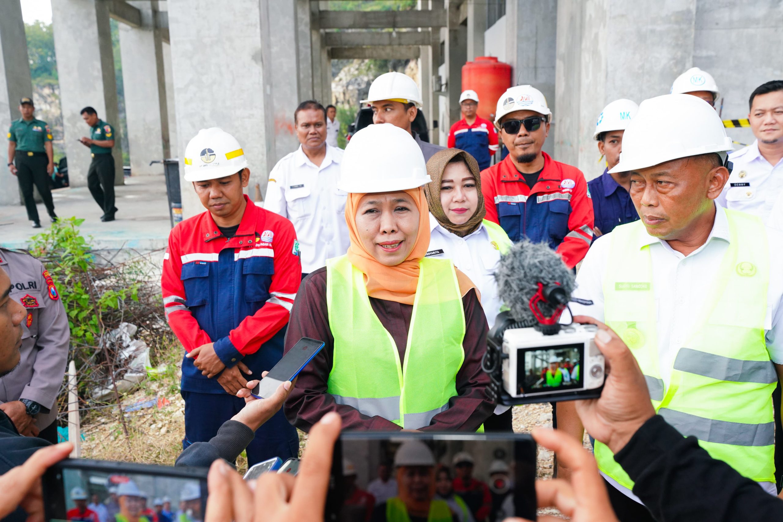 Tinjau Pembangunan Museum Peradaban Reog Ponorogo, Gubernur Khofifah Apresiasi Budayawan Pejuang Peradaban