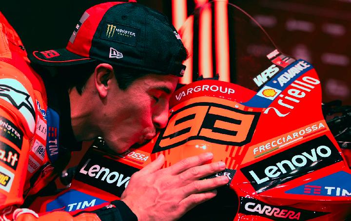 Hasil Sprint Race MotoGP Prancis 2025: Marc Marquez Menang 6 Kali Berturut-turut, Francesco Bagnaia Alami Kecelakaan!