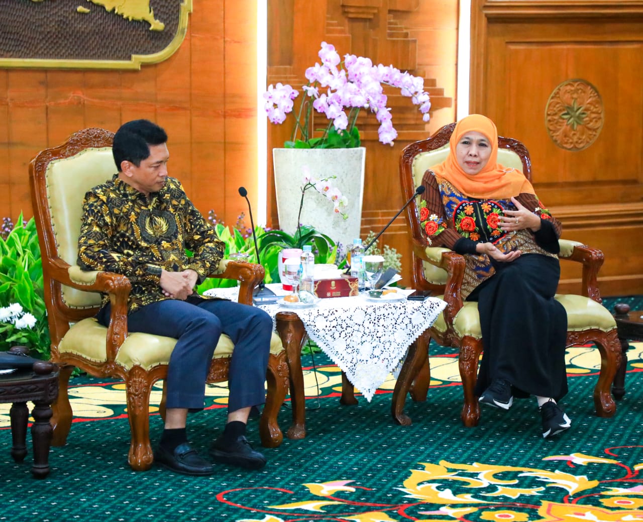 Gubernur Khofifah Akan Siapkan Asrama Untuk Mahasiswa ITS Surabaya Jalur KIP Kuliah Asal Jatim.