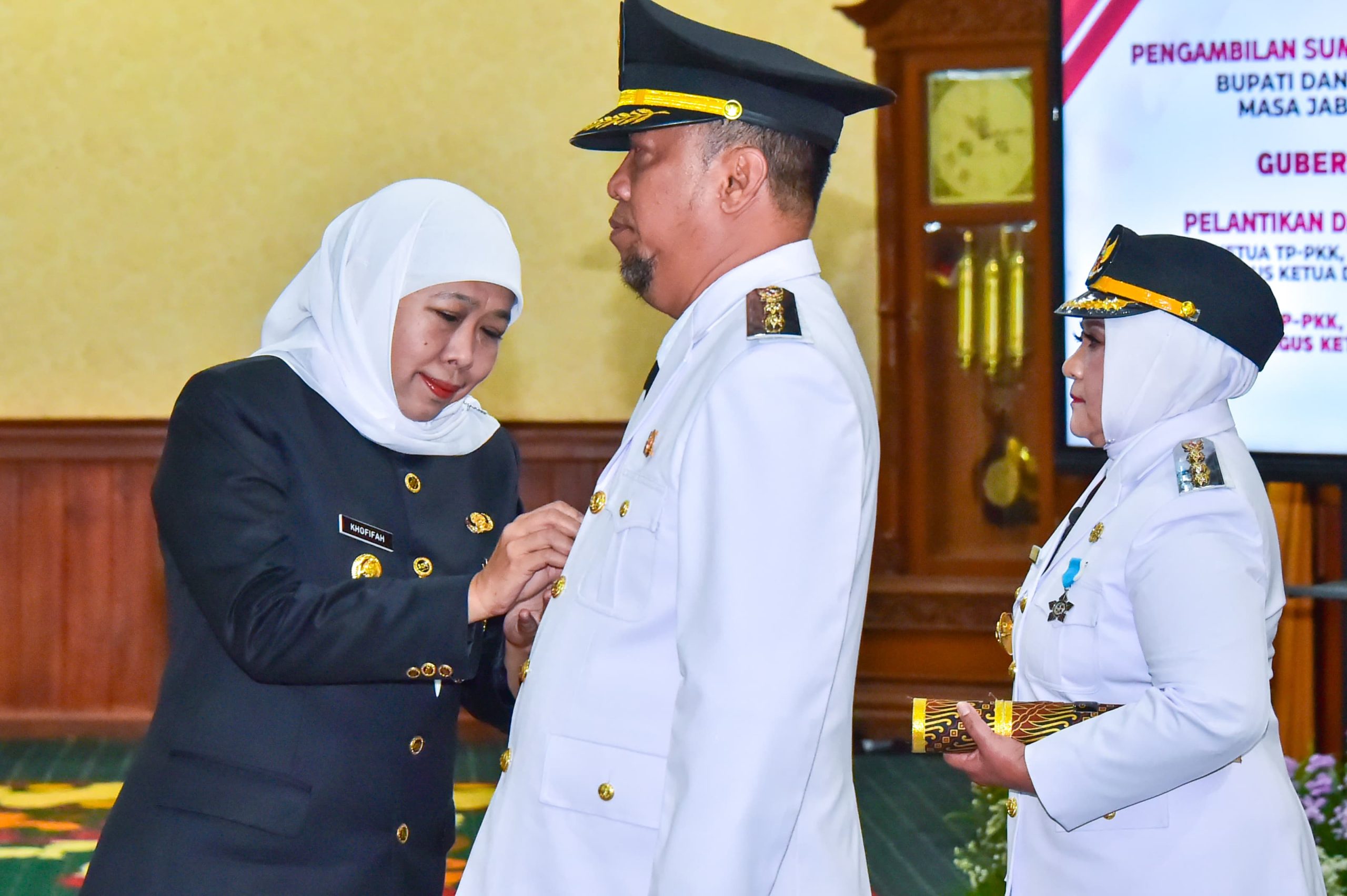 Gubernur Khofifah Lantik Bupati-Wakil Bupati Magetan, Pesankan Kawal Tiga Program Prioritas Sekolah Rakyat, Koperasi  Merah Putih dan MBG