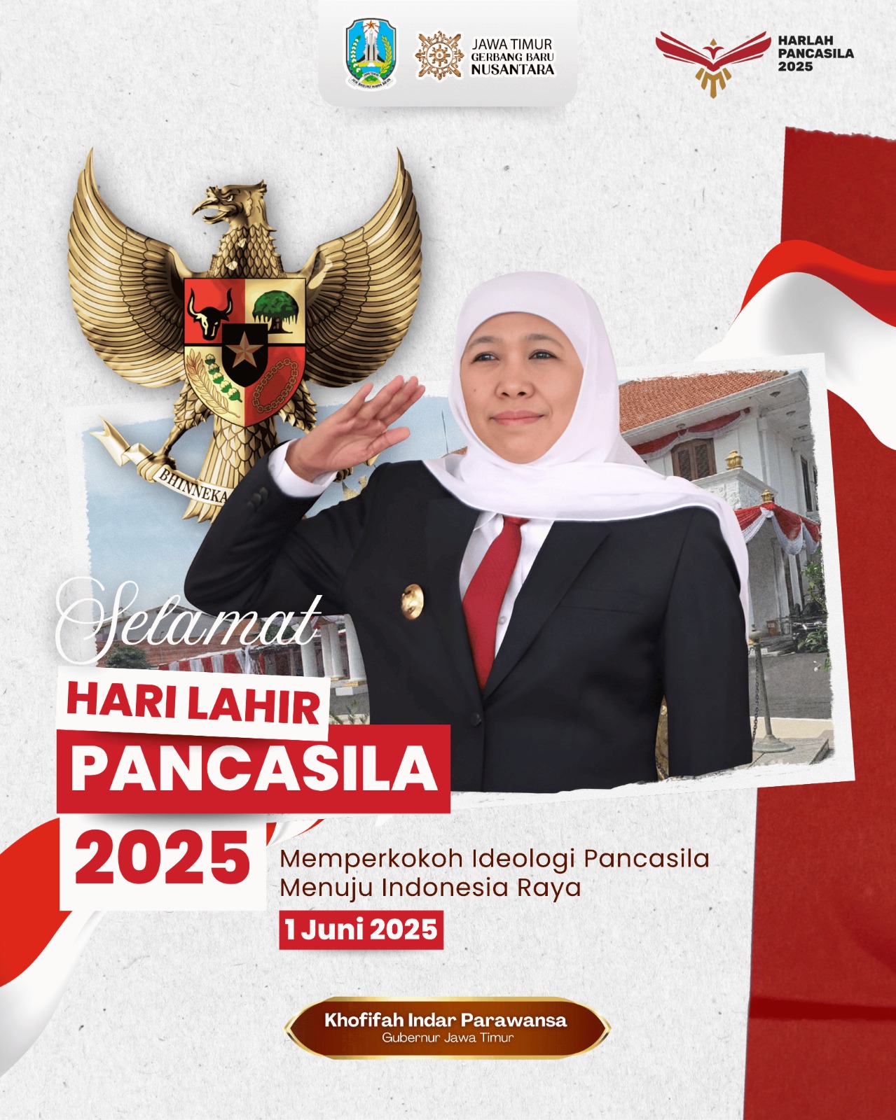Khofifah: Pancasila Perkokoh  Moral Bangsa di Tengah Gempuran Tantangan Zaman