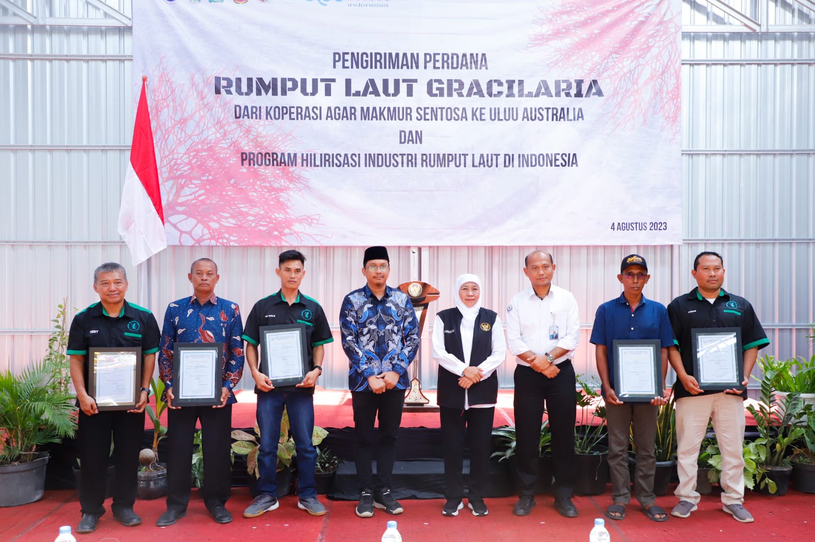 Nilai Ekspor Jatim Januari-April 2025 Tembus USD 8,31 Miliar, Gubernur Khofifah Optimis Industri Produk Lokal Tumbuh Signifikan