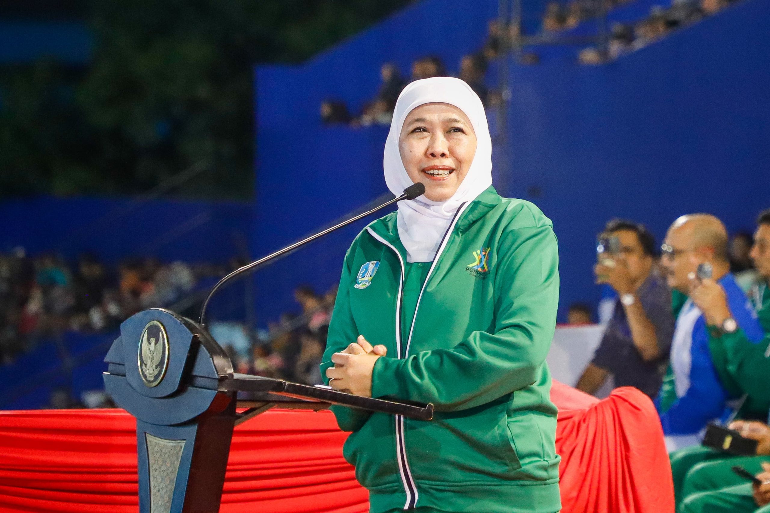 Porprov IX Jatim 2025 Resmi Dibuka, Gubernur Khofifah Ajak Atlet Tunjukkan Performa Terbaik, Semangat Juang Tinggi dan Sportivitas