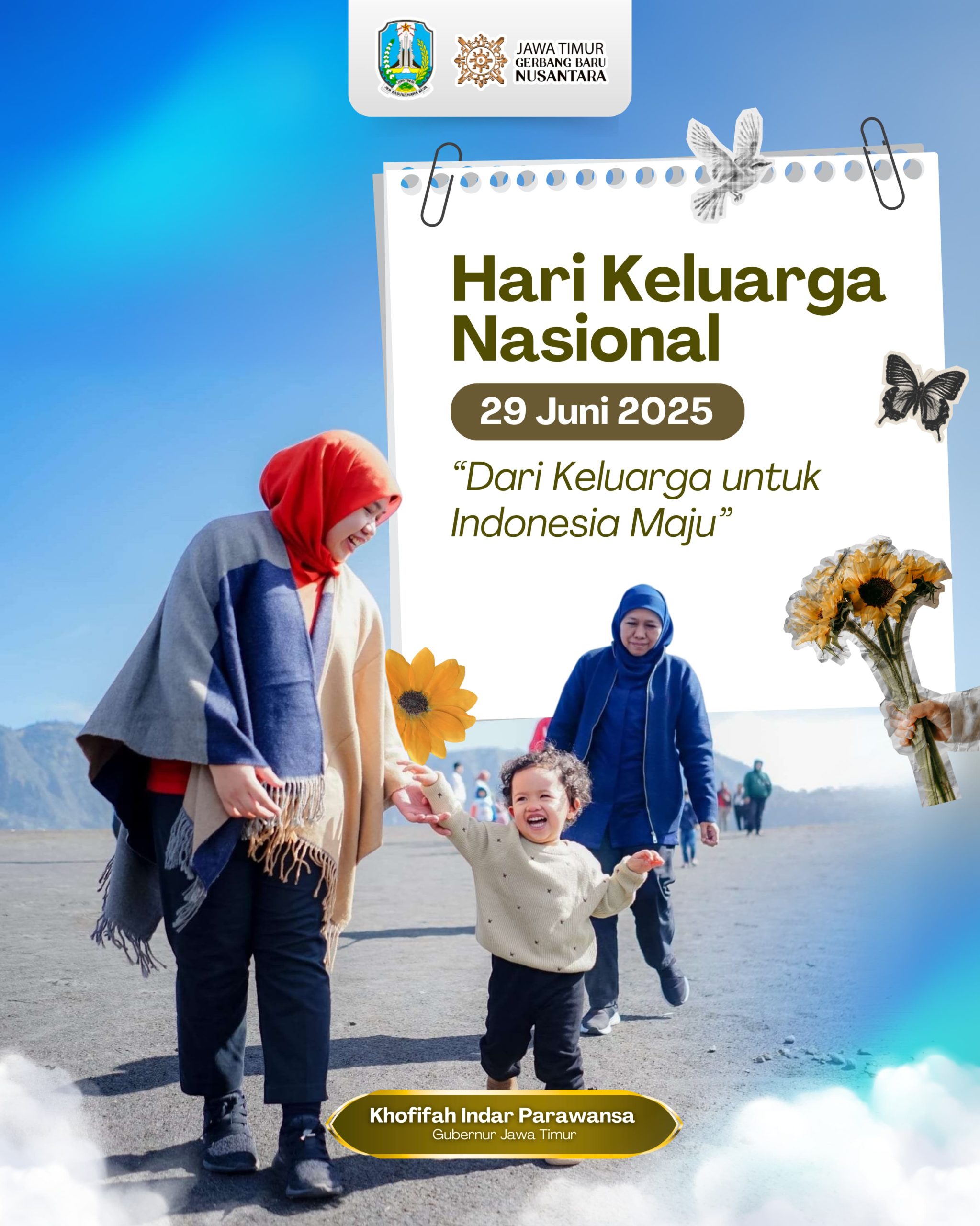 Gubernur Khofifah Ajak Masyarakat Jawa Timur Perkuat Ketahanan Keluarga Demi Mewujudkan Indonesia Maju