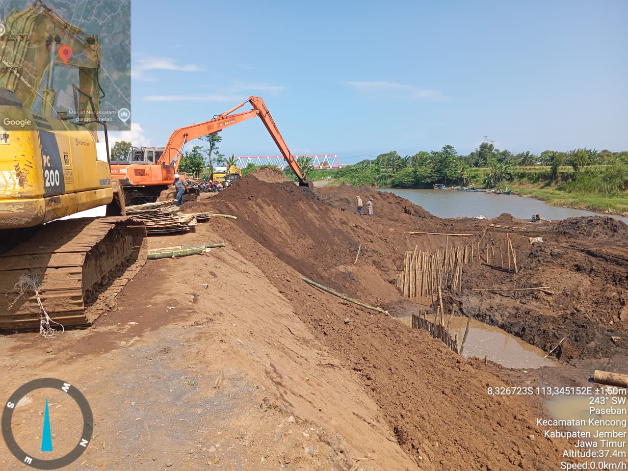Pembangunan Spillway Sungai Tanggul Jember Dimulai, Gubernur Khofifah Jamin Ketersediaan Air Ribuan Hektar Lahan Pertanian