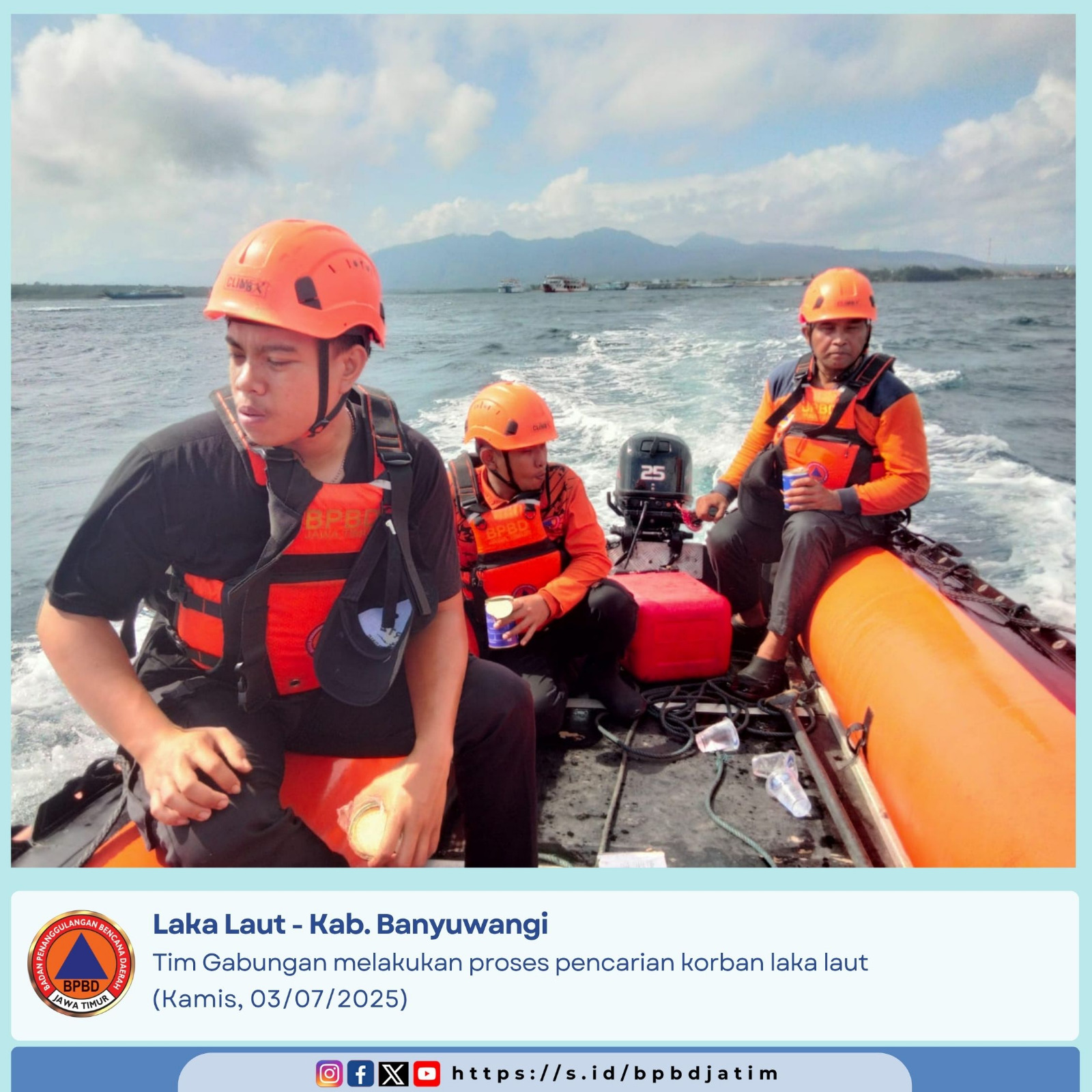 Gubernur Khofifah Bebaskan Biaya Pengobatan  di RS Pemprov Jatim Bagi Korban Laka Laut KMP Tunu Pratama Jaya di Selat Bali Asal Jatim