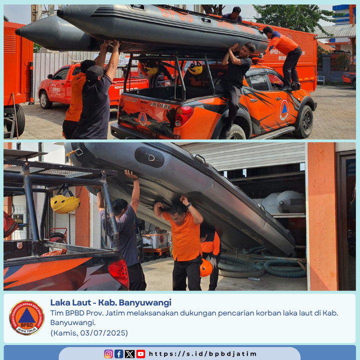 Gubernur Khofifah Bebaskan Biaya Pengobatan  di RS Pemprov Jatim Bagi Korban Laka Laut KMP Tunu Pratama Jaya di Selat Bali Asal Jatim