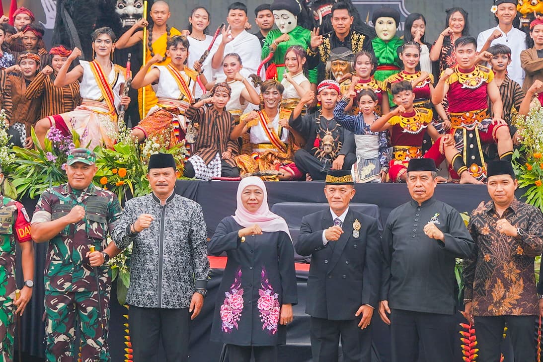 Gubernur Khofifah Optimis Perguruan Silat Perkuat Pilar Persatuan dan Kesatuan Bangsa