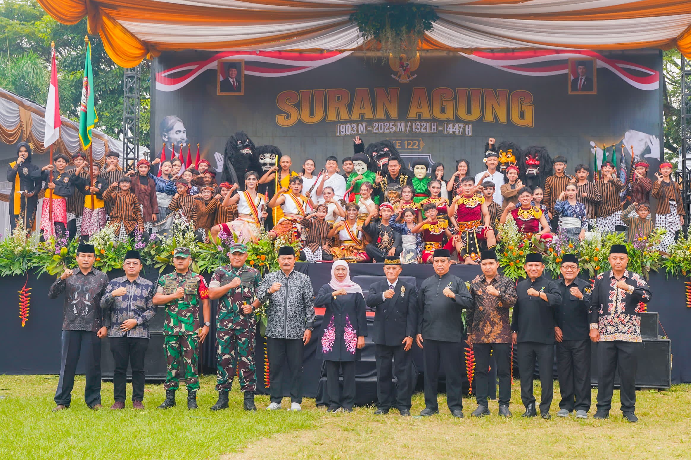 Gubernur Khofifah Optimis Perguruan Silat Perkuat Pilar Persatuan dan Kesatuan Bangsa