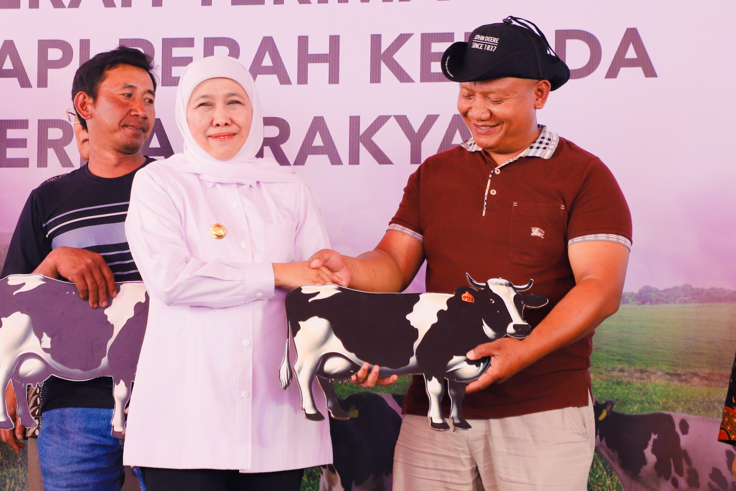 Sebanyak 1.080 Ekor  Sapi Perah dari Australia Didatangkan di Jatim, Gubernur Khofifah Optimistis Tingkatkan Produksi Susu dan Dorong Pemerataan Ekonomi