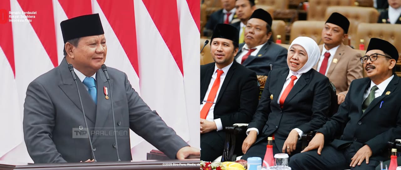 Garis Bawahi Pidato Presiden Prabowo Soal Indonesia Incorporated, Gubernur Khofifah: Lecut Semangat Pembangunan untuk Wujudkan Kesejahteraan dan Kuatkan Kemandirian