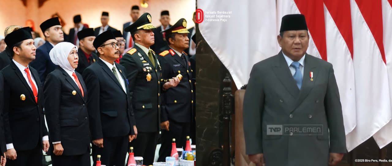 Garis Bawahi Pidato Presiden Prabowo Soal Indonesia Incorporated, Gubernur Khofifah: Lecut Semangat Pembangunan untuk Wujudkan Kesejahteraan dan Kuatkan Kemandirian
