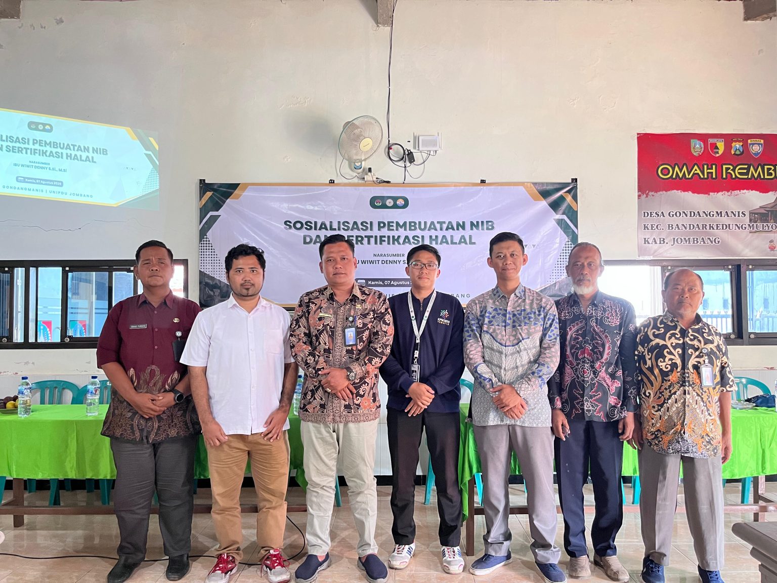 Dorong UMKM Gondangmanis Naik Kelas, Mahasiswa KPM Unipdu Gelar Sosialisasi NIB dan Sertifikasi Halal