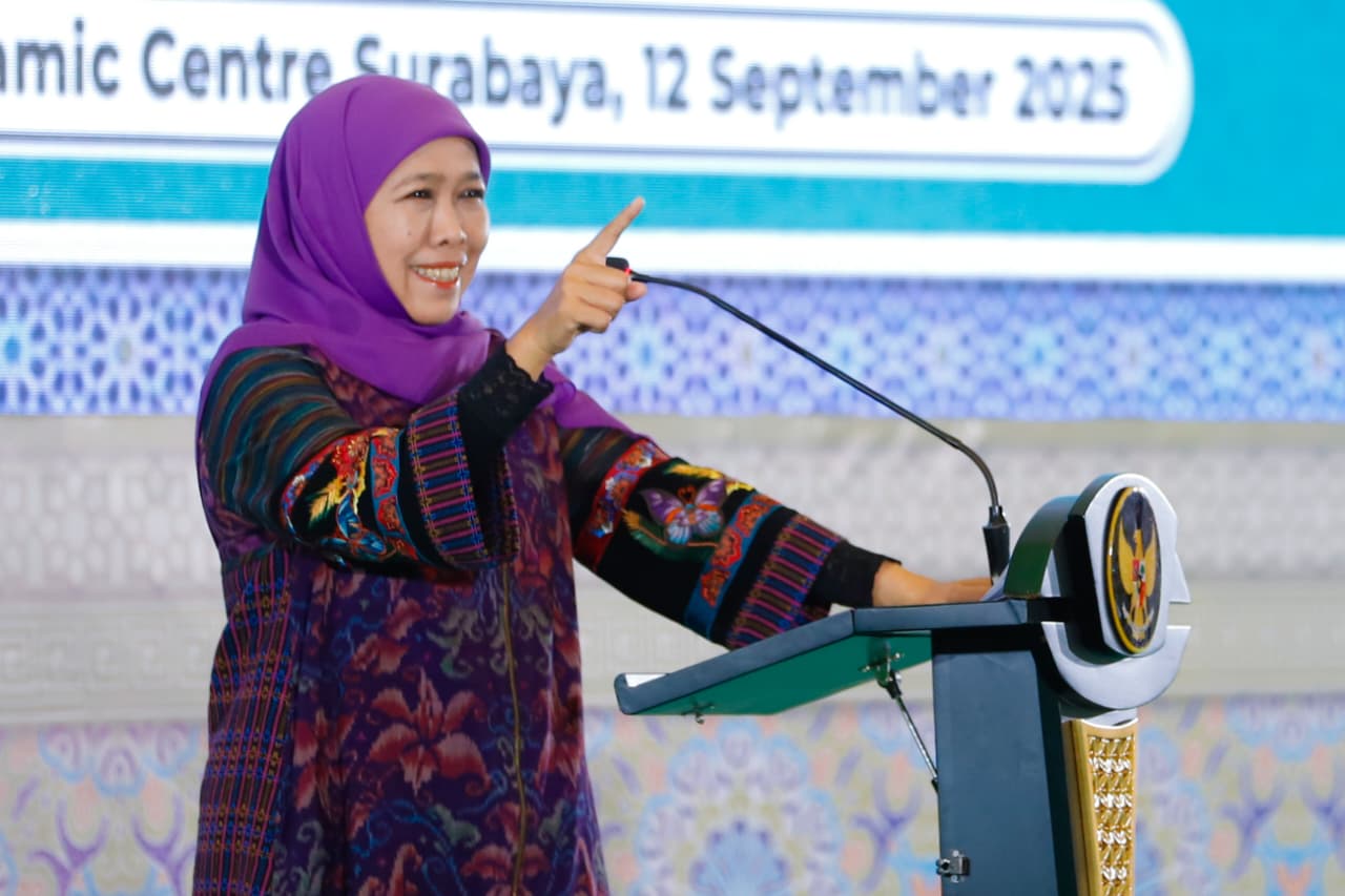 Gubernur Khofifah Tegaskan Beasiswa LPPD Jadi Investasi Jangka Panjang SDM Santri Jatim Menuju Indonesia Emas 2045