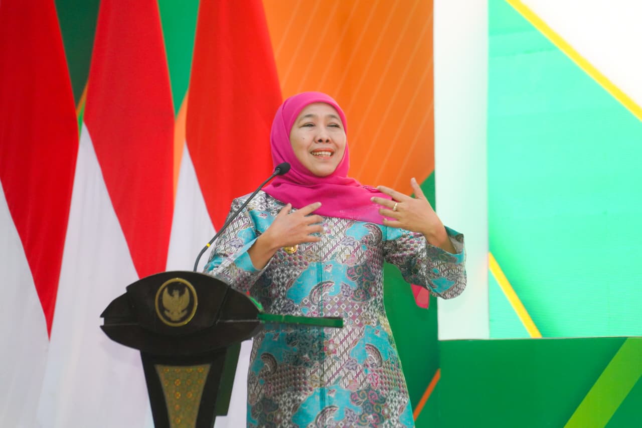 Buka Musywil Dekopinwil Jatim, Gubernur Khofifah Tegaskan Koperasi Harus Adaptif dan Profesional