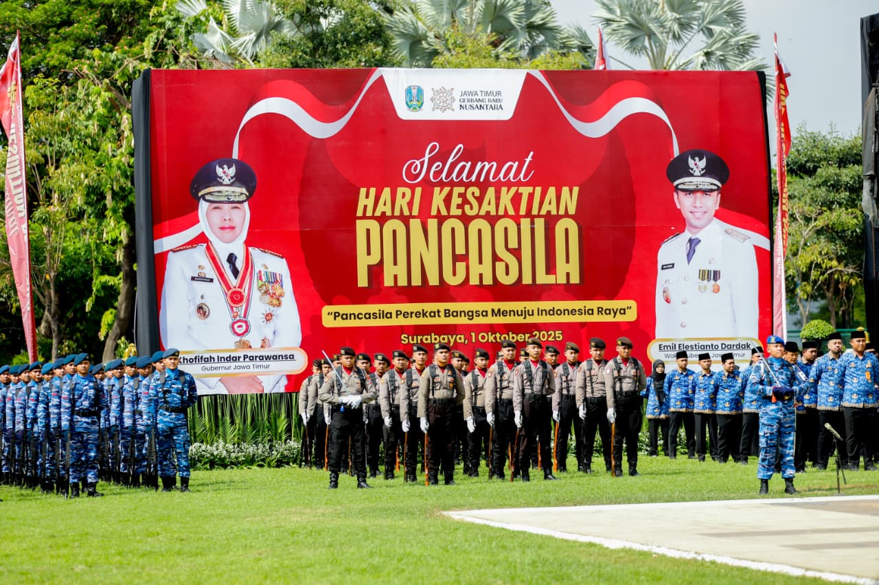 Peringati Hari Kesaktian Pancasila, Gubernur Khofifah Tegaskan Tugas Lintas Generasi Jaga Ideologi Negara