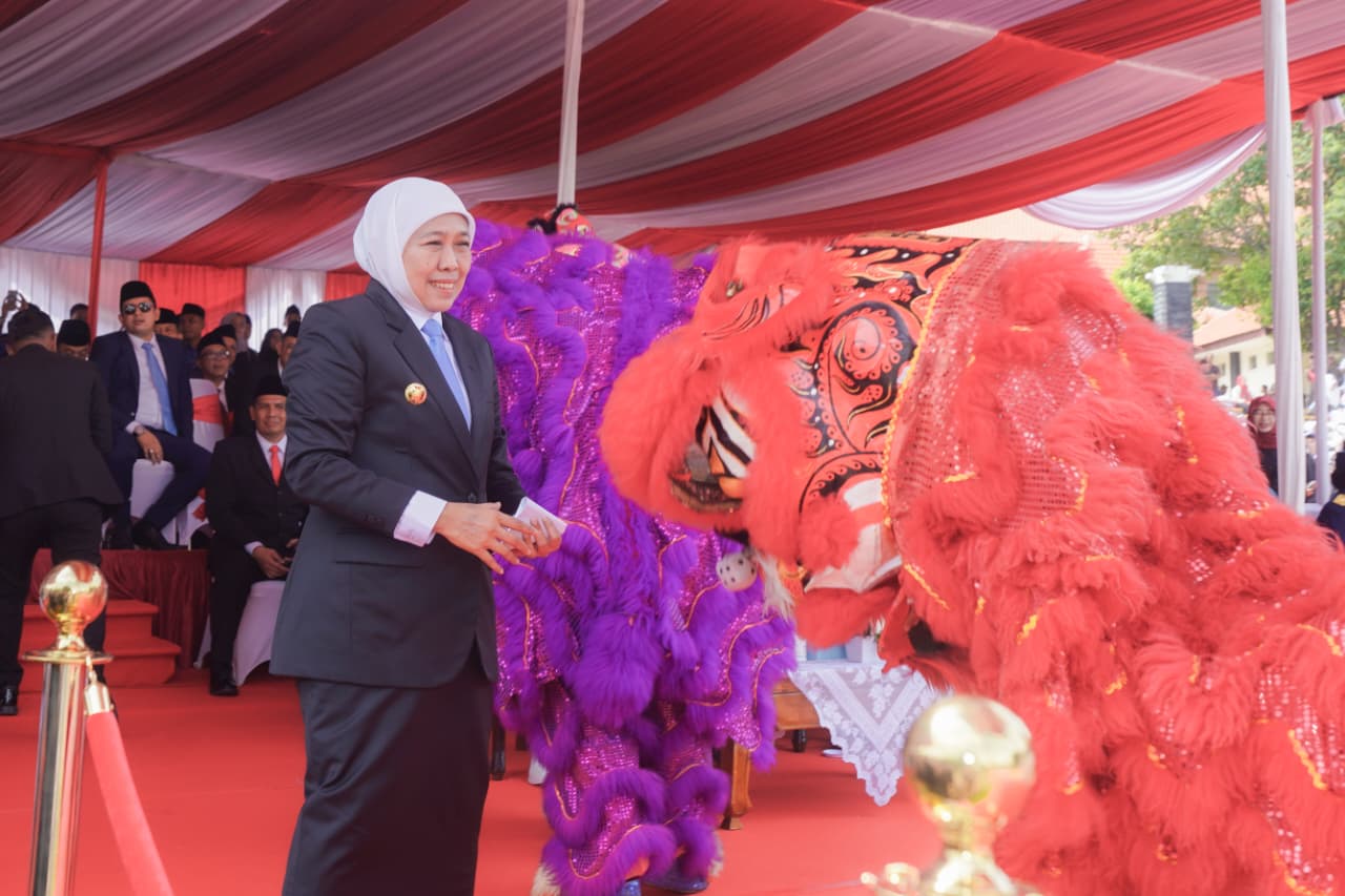 Gubernur Khofifah Tegaskan Sumpah Pemuda Momentum Meneguhkan Karakter dan Ketangguhan Generasi Jawa Timur
