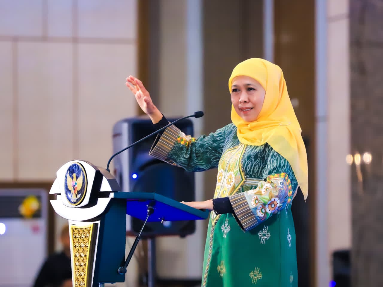 Gubernur Khofifah Hadiri Sosialisasi Kerja Sama BPN Jatim dan Muslimat NU, Dorong Percepatan Sertifikasi Aset Organisasi di Jawa Timur