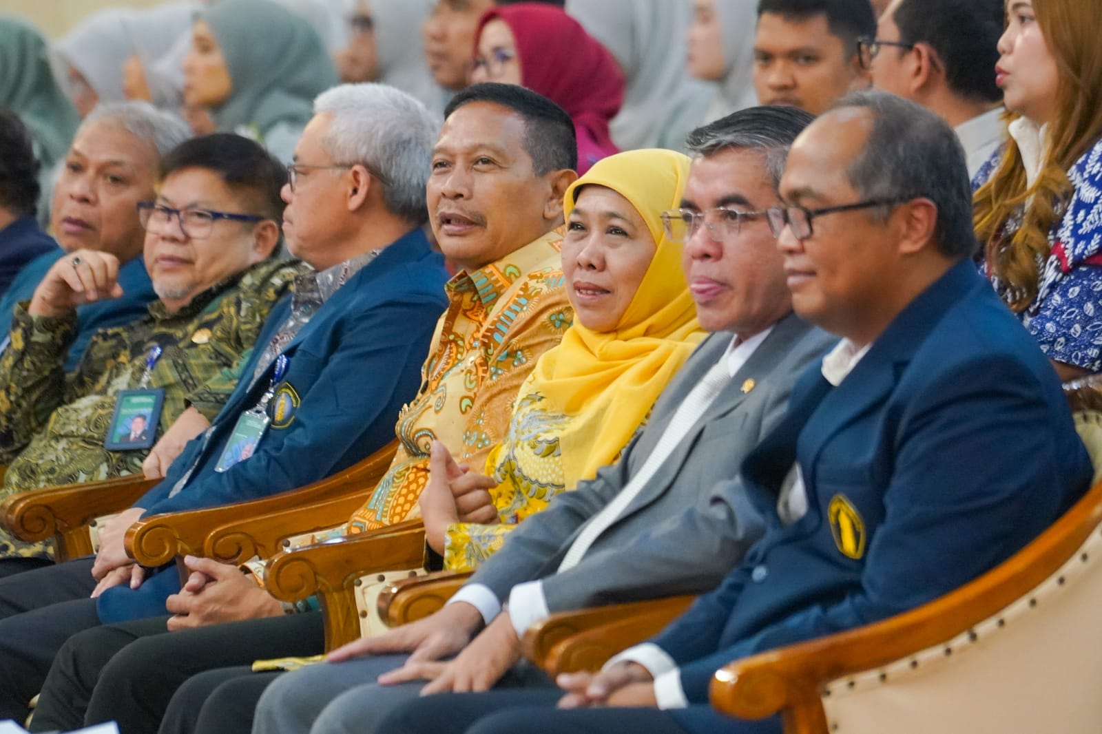 Gubernur Khofifah Hadiri Pleno Dies Natalis ke-63 UB, Apresiasi Peran UB sebagai Penyumbang Riset dan Inovasi Aplikatif Terbesar di Indonesia