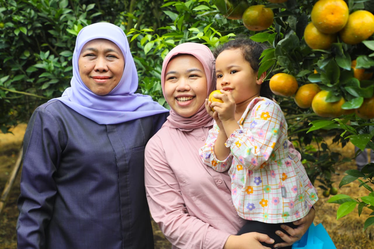 Gubernur Khofifah Optimis Jeruk Siam Tutur Berdaya Saing Global, Penguatan Pasar Lokal Jadi Kunci