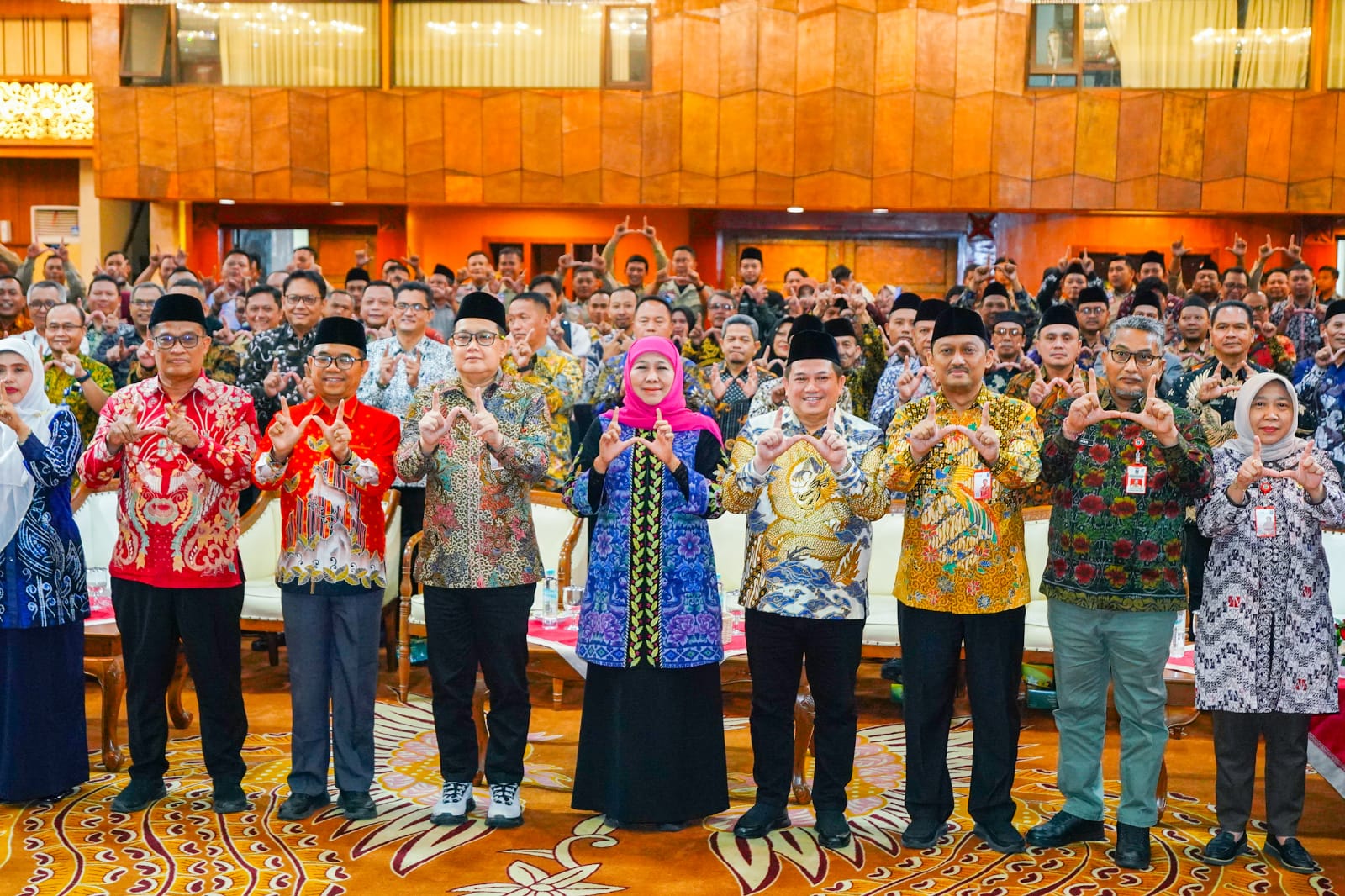 Gubernur Khofifah Dorong Integrasi Data Wakaf dengan Kebijakan Satu Peta untuk Meminimalkan Sengketa Aset Umat di Jawa Timur