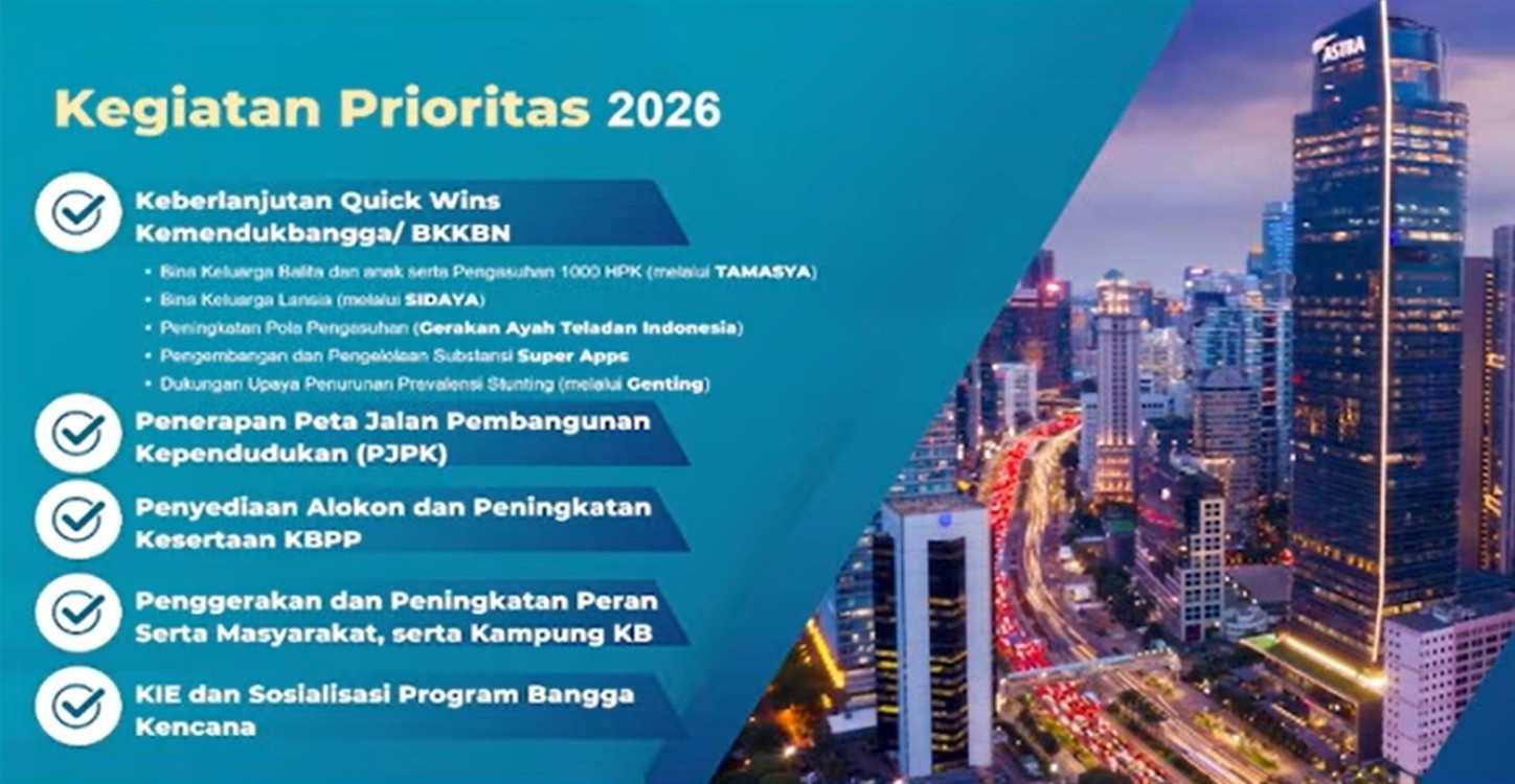Pemerintah Tegaskan Arah Program Kependudukan 2026