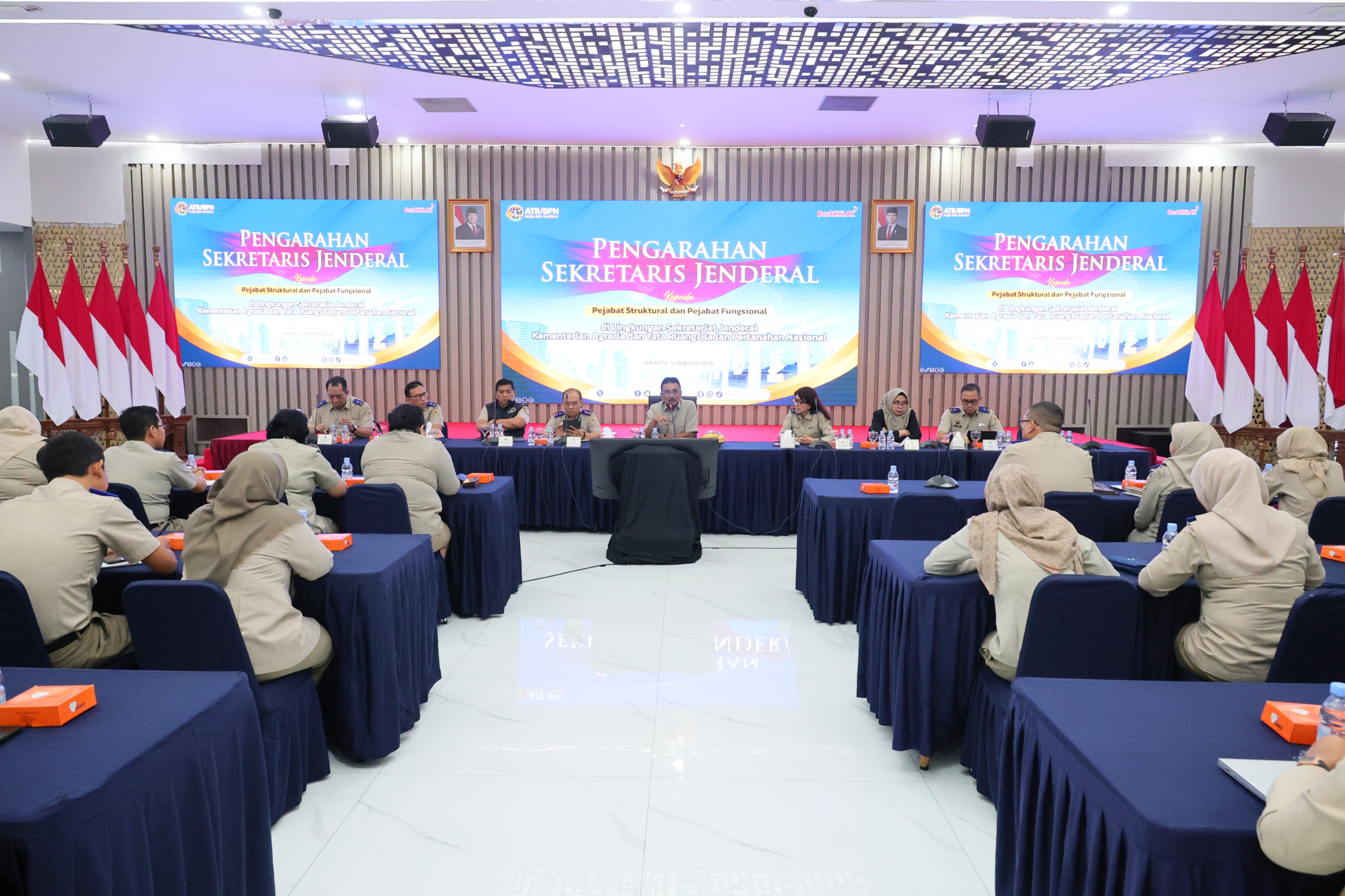 Sekjen ATR/BPN Serukan Sinergi Internal Sambut Agenda Kerja 2026